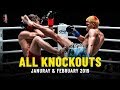 All Knockouts In January & February 2019 | ONE Highlights