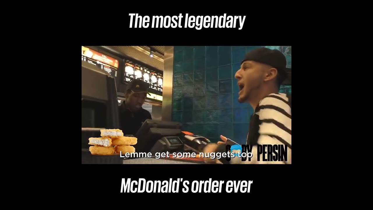 Tonton How a rapper orders McDonald’s 🤣 di YouTube Tonton How a rapper orders McDonald’s 🤣 di YouTube