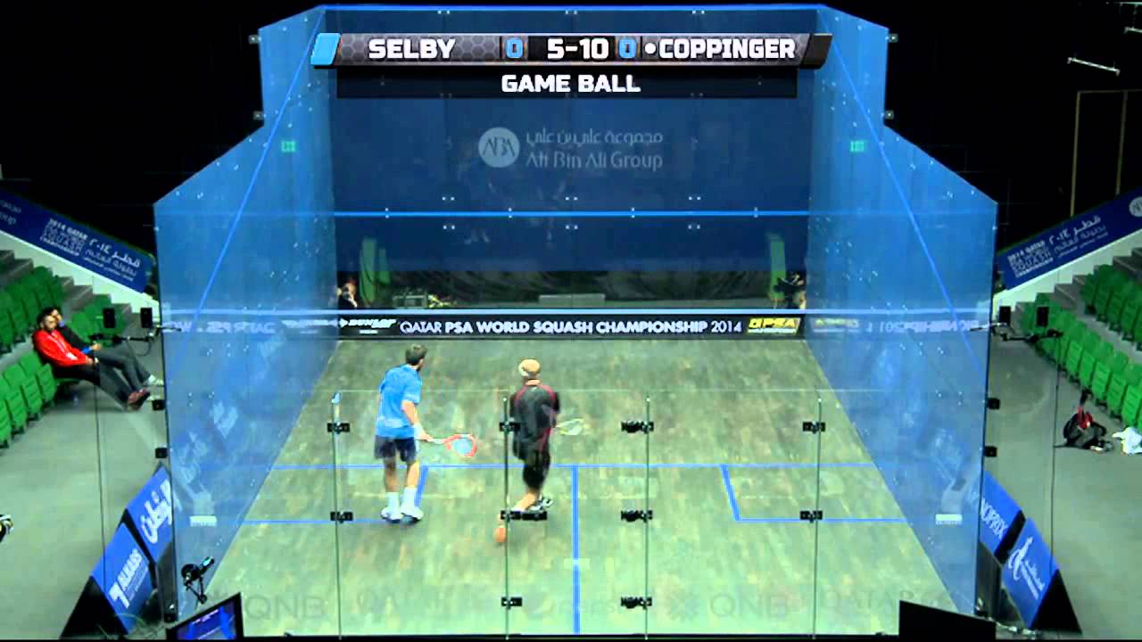 Squash 2014 Qatar PSA World Championship Rd1 Roundup Day 2 (Glass
