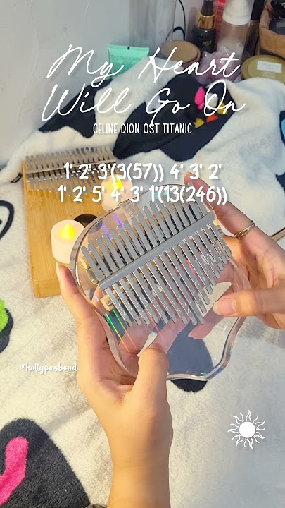 My Heart Will Go On - Celine Dion Ost Titanic Kalimba Version with Easy Tabs Kalimba Tutorial #fyp