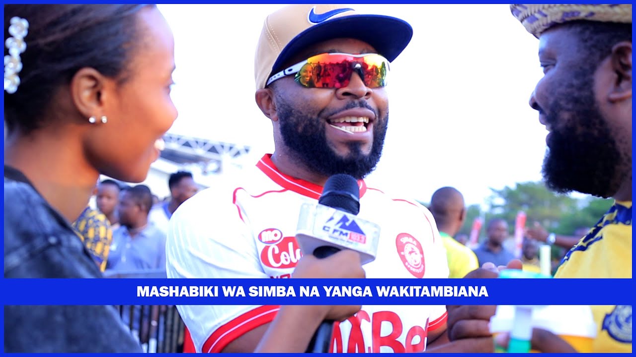 MASHABIKI WA SIMBA NA YANGA WAKITAMBIANA - YouTube