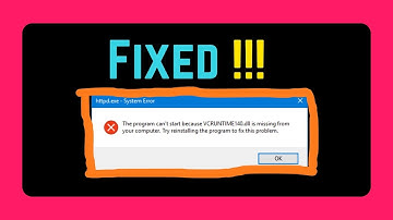 VCRUNTIME140.DLL is missing from your computer [English]