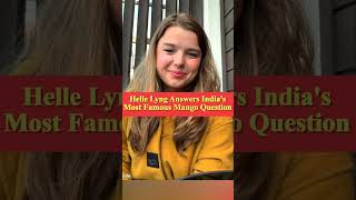 Helle Lyng Answers India's Most Famous Mango Question 🥭 #hellelyng #pmmodi#akshaykumar