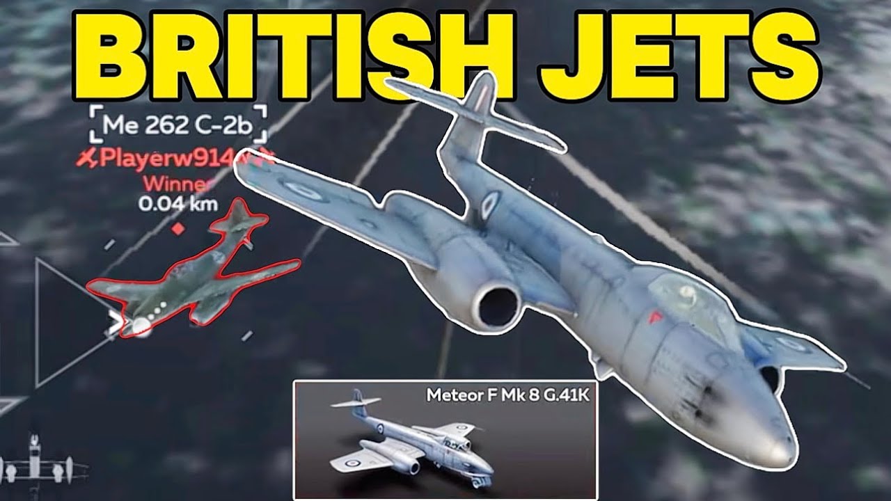 Dogfighting with British Jets In War Thunder Mobile!