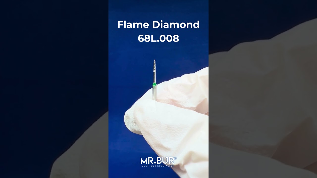 Flame Coarse Bur | Diamond Dental Bur