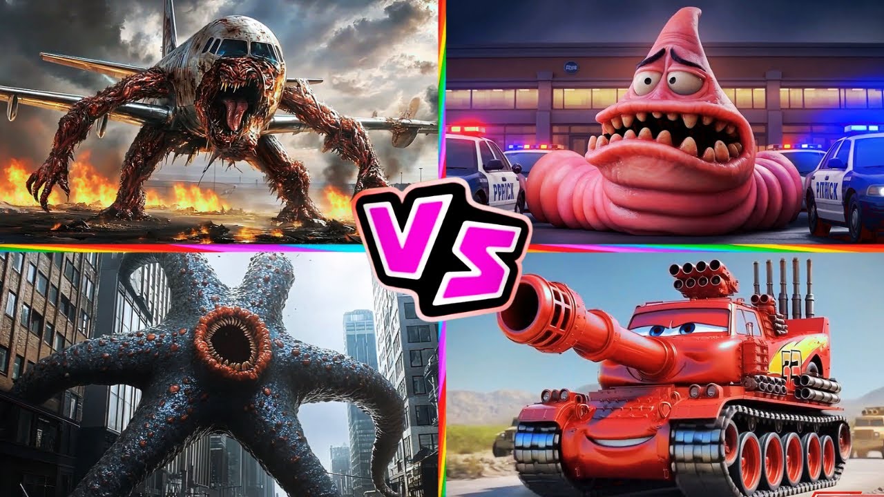 INFECTED SKY 🆚 PATRICK.EXE 🆚 HUNGRY STAR 🆚 McQueen Tank 🎶 Tiles Hop EDM Rush