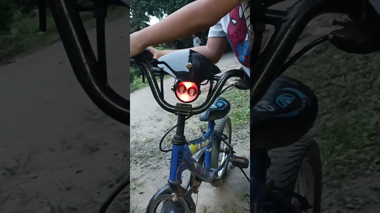 Lampu Sepeda Led Anak Visor Sepeda Piw Piw Aksesoris Sepeda 