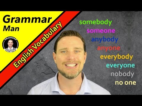 Anybody vs. Nobody in the English Grammar