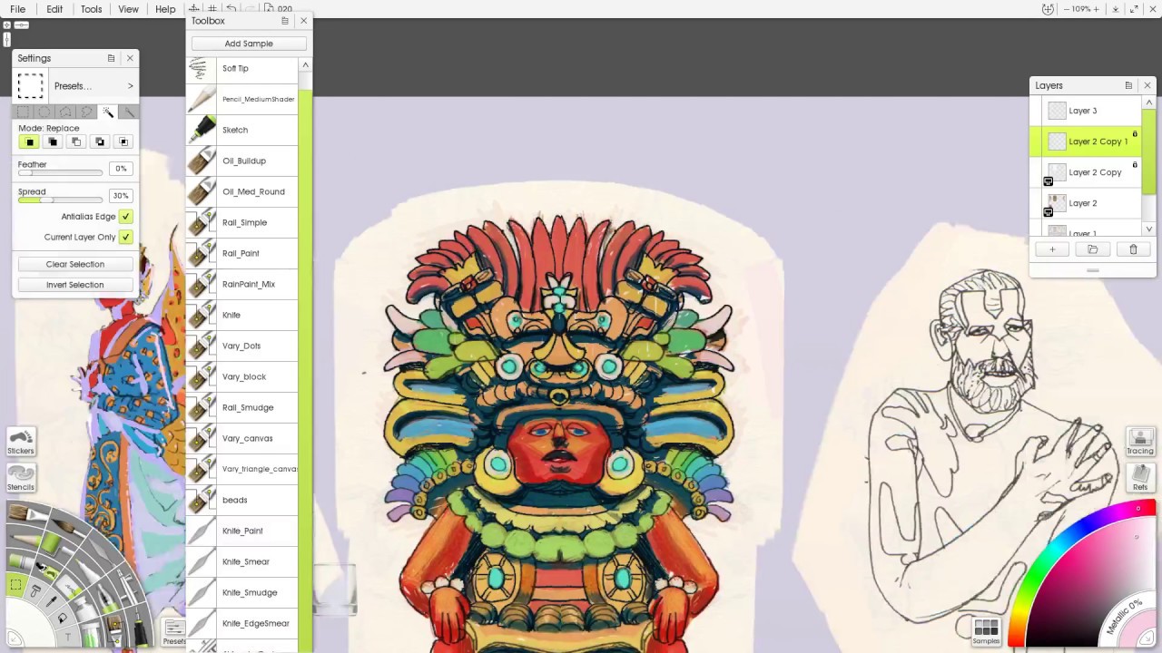 Zeddartha's Sketching Meditation #2 - Coloring