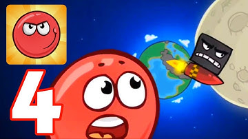 Red Ball 4 - Gameplay Walkthrough Part 4 - Battle For The Moon (iOS, Android)