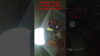 220 Watts Invater + - Protection with the Help of Diodes #youtube #viral #video #invator