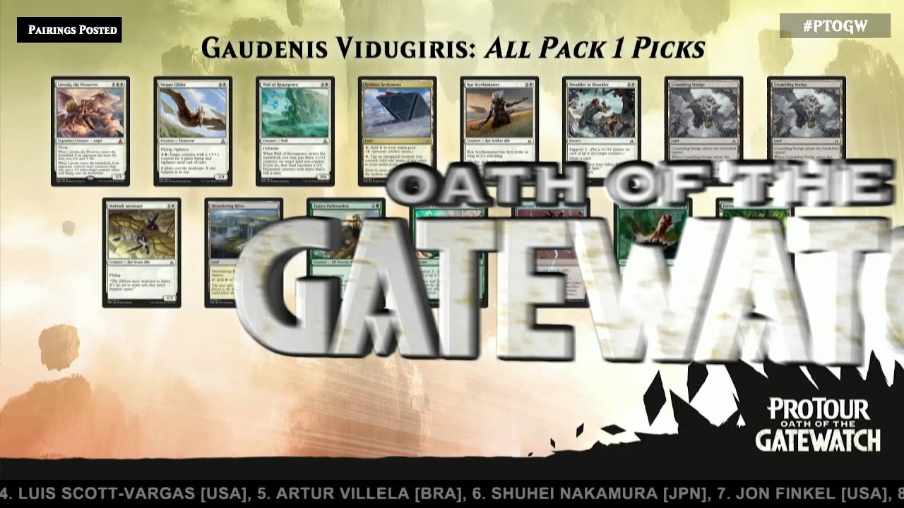 mtg pro tour oath of the gatewatch