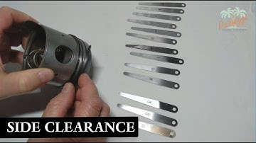 22 Engine overhaul - measuring cylinders and pistons (part 2 ring side clearance)