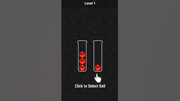 BALL SORT COLOR WATER PUZZLE [Nivel - 1] #tendencias #tiktok #shorts #viralgames #ball #sort #color