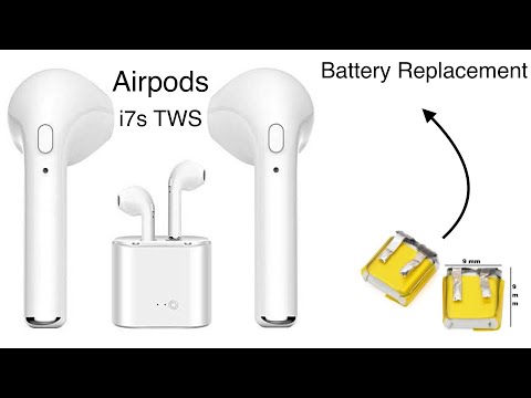 How to replace battery of AirPods i7s Tws AirPods battery replacement  airpods