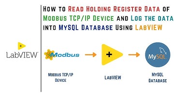 Logging Modbus TCP/IP Device Holding Register Data to MySQL Database with LabVIEW | IoT | IIoT |