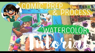 Painting a Panel Page- Comic Prep and Process Net Worth