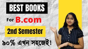 Best Books for Bcom 2nd Semester | Best books for Bcom | CU Bcom 2nd Semester Books | Books For Bcom