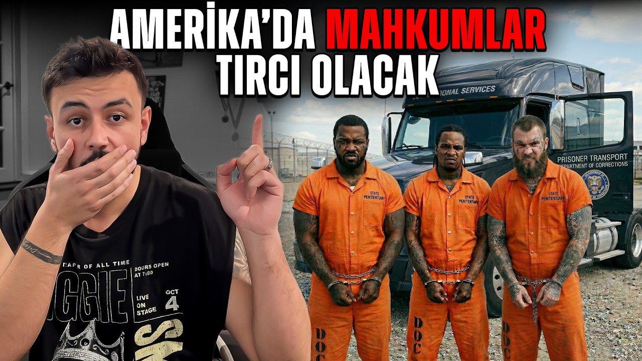 HAPİSHANEDEN TIR Ehliyeti Almak! Amerika’da Mahkumlar Tırcı Olacak