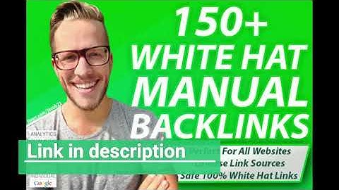 150 SEO backlinks white hat manual link building service for google top ranking