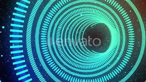 Cyber Hologram Hud Tunnel 4k | Motion Graphics - Envato elements