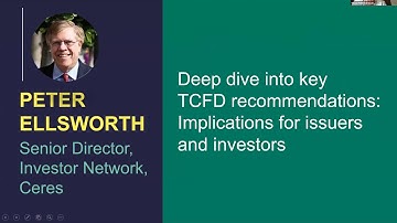 Webinaire: plongée dans le TCFD | Webinar: Unpacking the TCFD