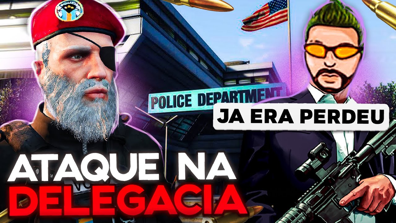 SOFREMOS UM ATAQUE DA GROTA NA DELEGACIA! GTA RP - YouTube