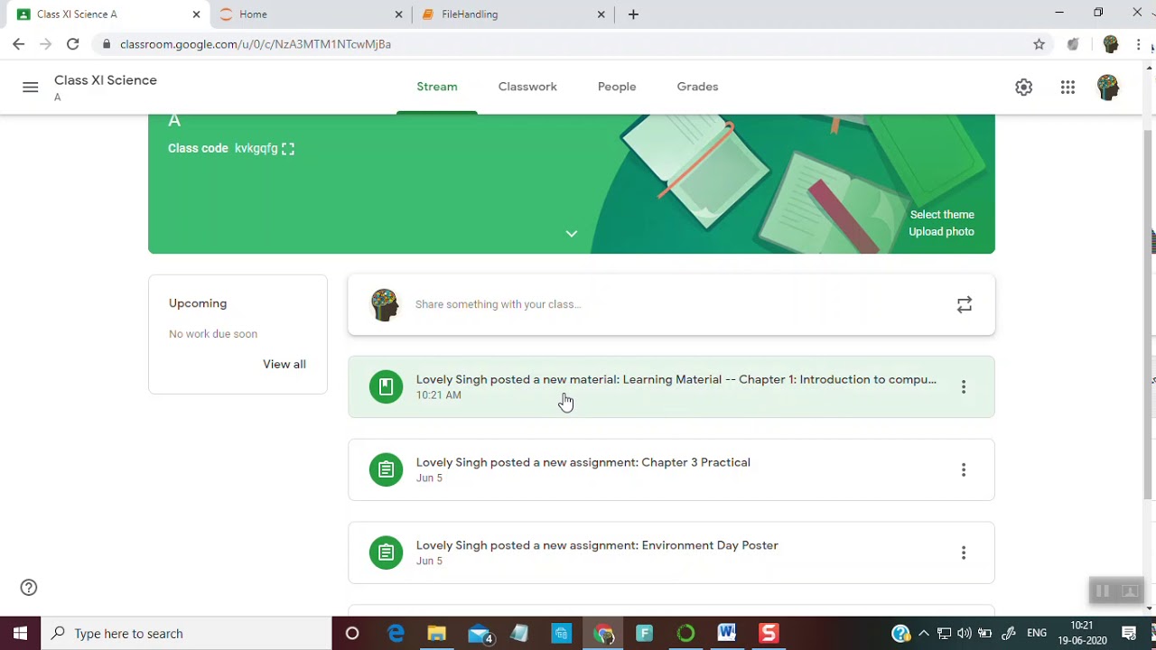 how to download assignments from google classroom