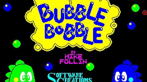 Bubble Bobble Review for the Sinclair ZX Spectrum by John Gage