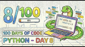 100 Days of Coding – Day 8: For Loop and While Loop Explained Step-by-Step