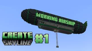 Building a Functional Airship in Minecraft Create Mod (#1)