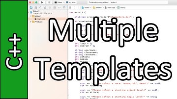 Multiple Data-Type Function Templates - C++ Programming Tutorial #47 (PC / Mac 2015)