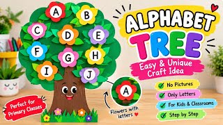 Alphabet Tree 🌴 Alphabet House | capital letters 