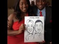 Wedding reception Caricatures 3-26-17