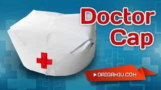 Cap Doctor origami - hat for doctor