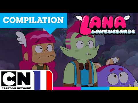 TOP DES MOMENTS GOURMANDS les plus iconiques de Lana | Lana Longue Barbe | @cartoonnetworkFR