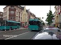 Solaris urbino 12 buses and bombardier tram in frankfurt am main