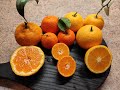 Апельсин Fragola, мандарины Dancy и Iseki