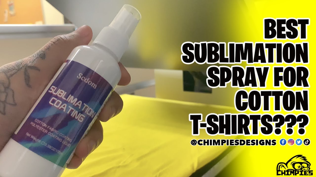 Poly T spray: How to make poly t spray, sublimating on 100% cotton shirts 