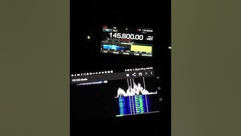 ISS SSTV decode with the Icom IC-705