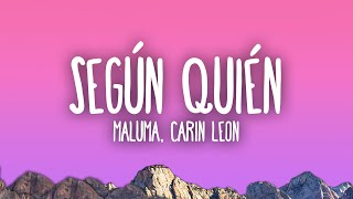 Maluma, Carin Leon - Según Quién Resimi