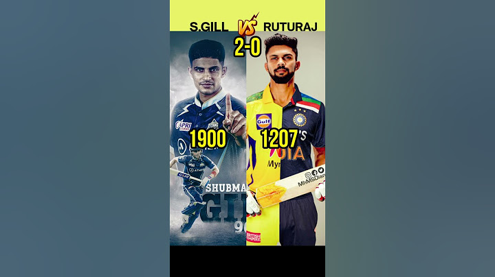 Shubhan Gill Vs Ruturaj Gaikwad||Full Comparison Video||#shorts #yt20