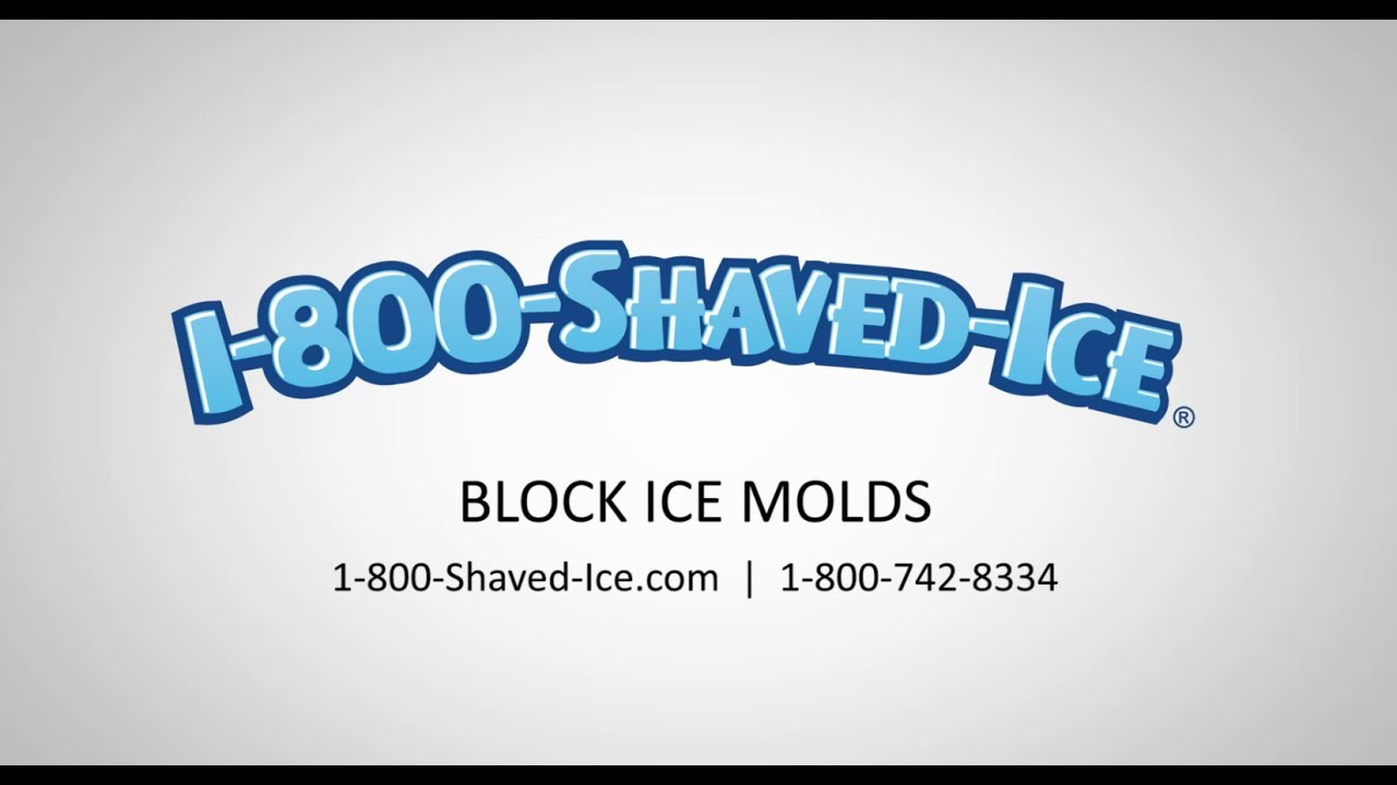 Gold Medal 1085A - Ice Molds w/Lids, for snow cones/shaved ice