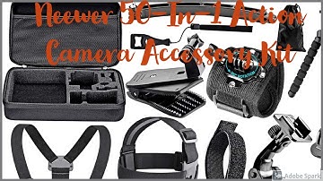 Neewer 50 In 1| Action Camera Accessory Kit |Amazing product