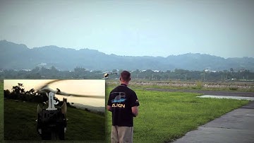 ALIGN T-REX 700E DFC Rotor Head Test Flight