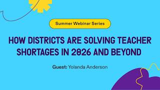 How Districts Are Solving Teacher Shortages in 2026 and Beyond