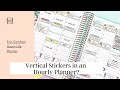 Vertical Stickers in an Erin Condren Hourly Planner? | Ft. Avalon & Ninth