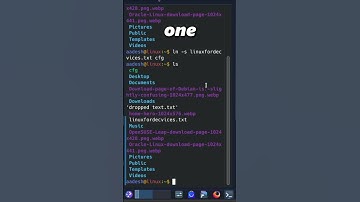 Create links on Linux using the ln command!