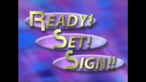 RSS ASL Lesson 6 part 1b How to spell any word - Fingerspelling