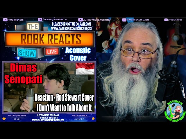 Dimas Senopati Reaction - Rod Stewart Cover - I Don't Want to Talk About it Acoustic Cover class=